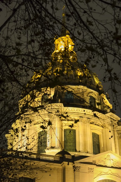 Les Invalides de nuit ©Paris, musée de l’Armée-Anne-Sylvaine 