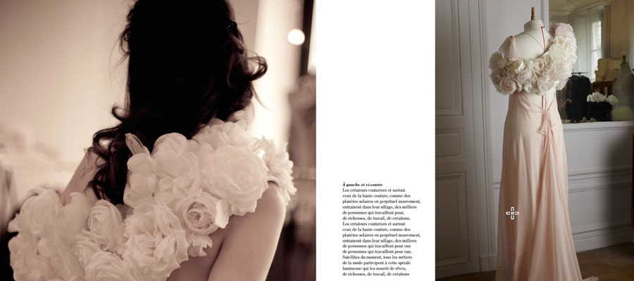Création Fanny Liautard publication Métiers d\'art de la mode Hélène Farnault-photo Alexi Ducomte les créations dans la revue de mode