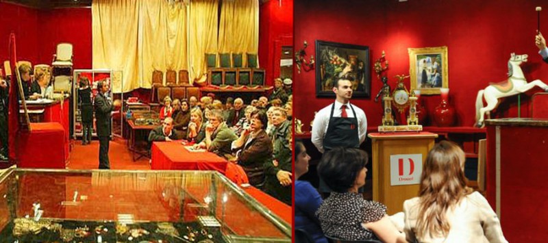 salle de vente aux enchères Drouot