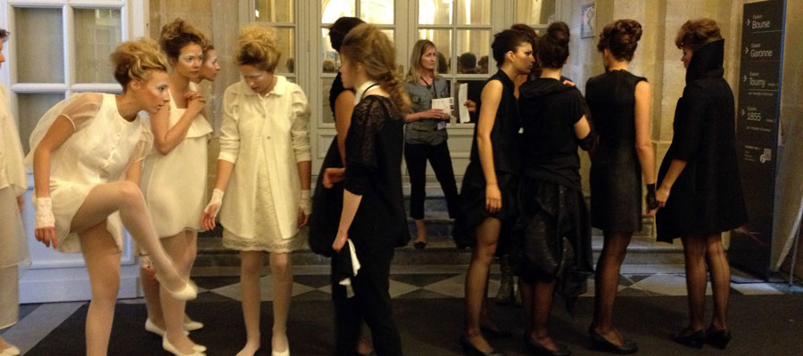 soirée de présentation de collection de jeunes créateurs