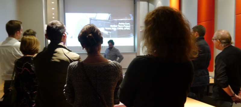 Rencontre avec le chercheur de l\'IRCAM visite endroit insolite, la verriere