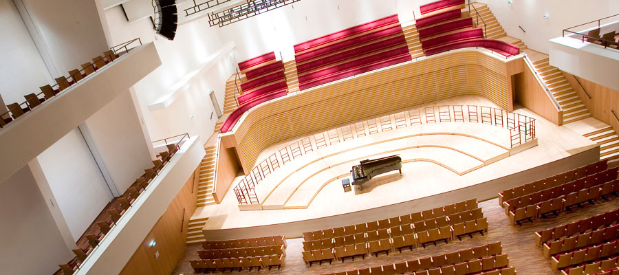 intérieur de la Salle Pleyel