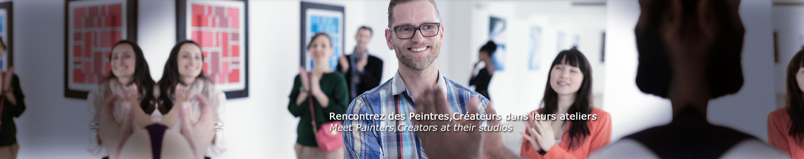 Intimate events to learn, meet artists at their studios, discuss and collect art